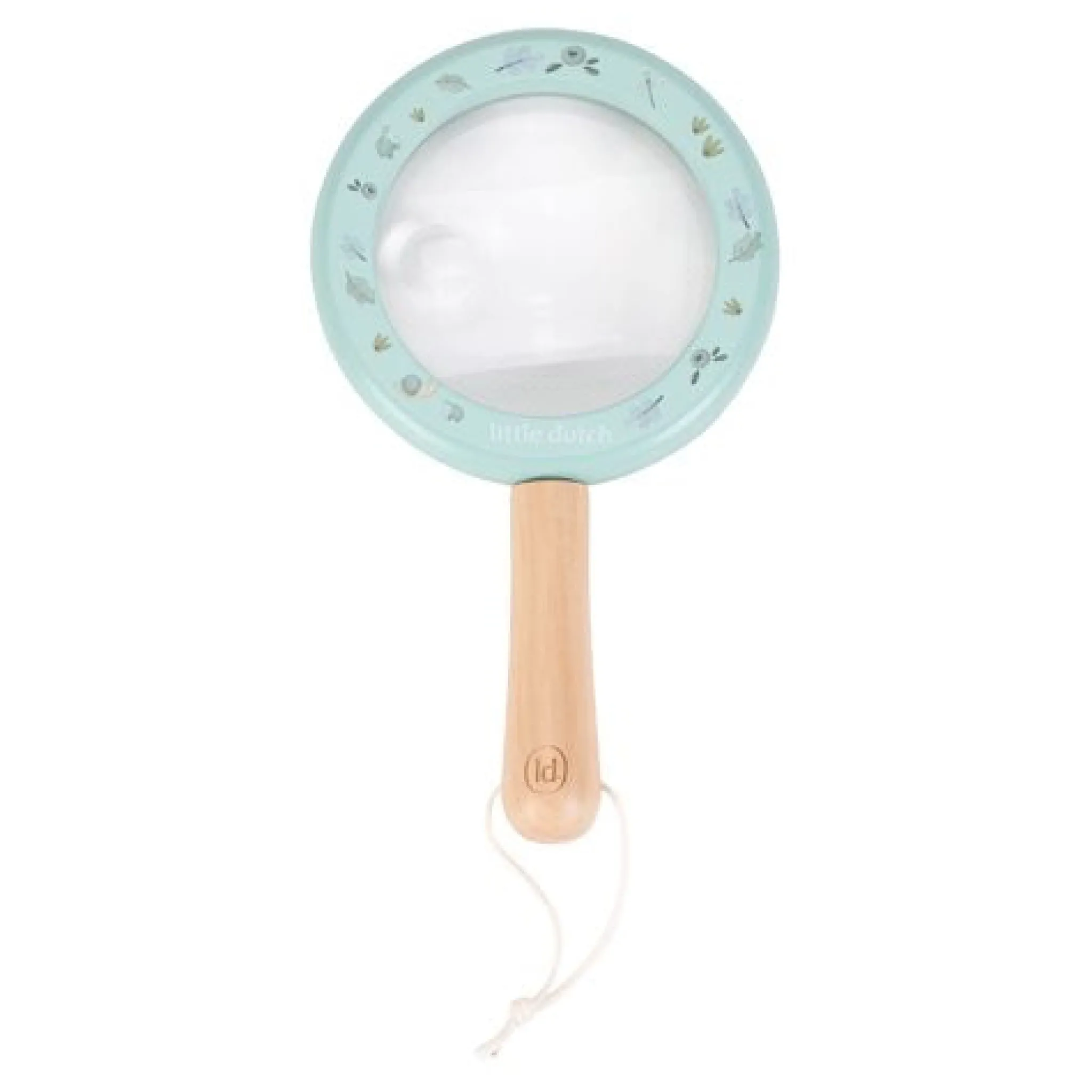 Little Dutch Wooden Magnifying Glass - Blue - Forest Friends Sale