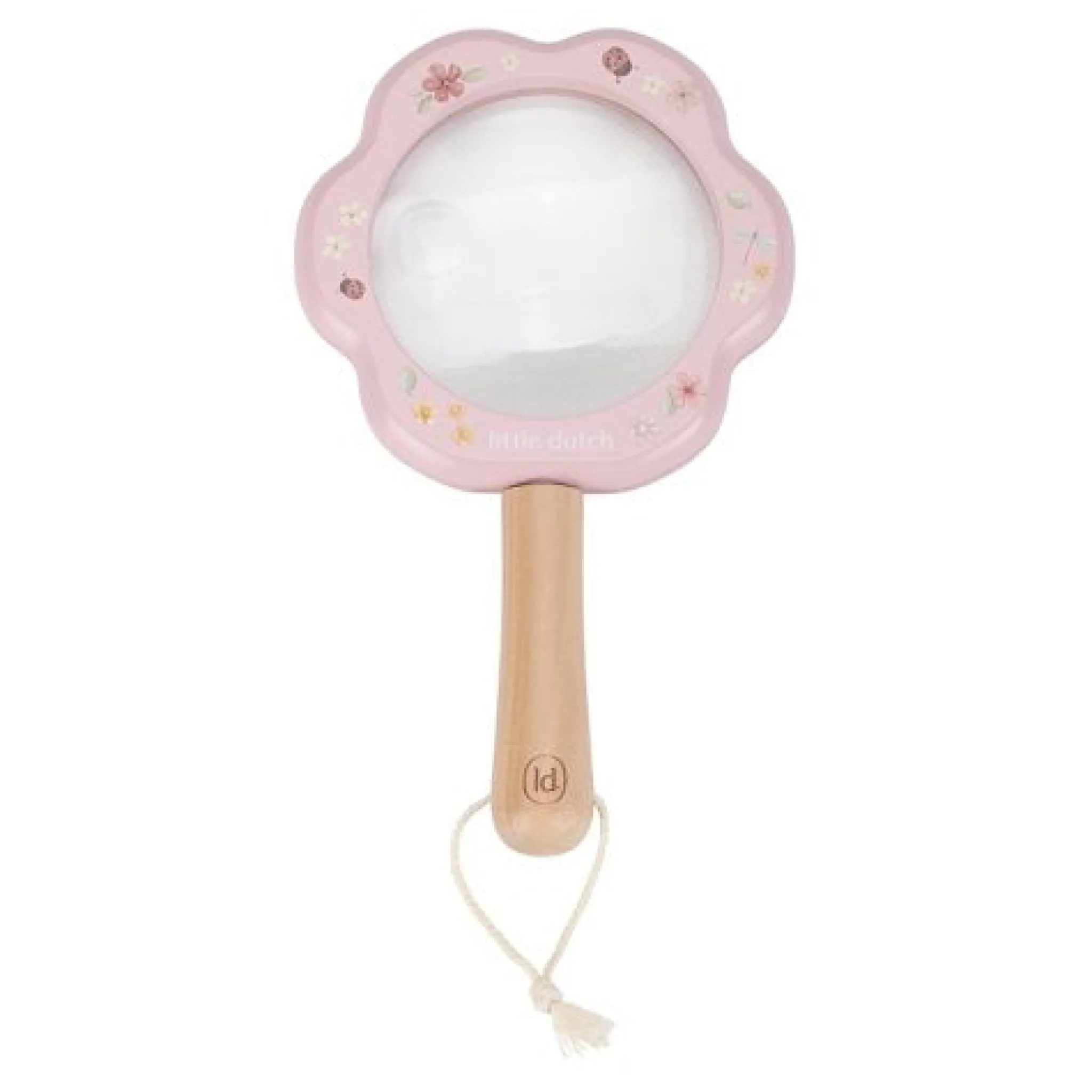 Little Dutch Wooden Magnifying Glass - Pink - Fairy Garden