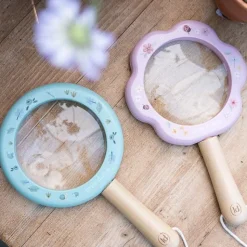 Little Dutch Wooden Magnifying Glass - Pink - Fairy Garden