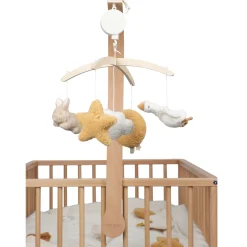 Little Dutch Wooden music mobile - Beige - Newborn Naturals Clearance