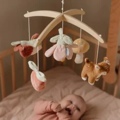 Little Dutch Wooden Music Mobile - Pink - Fairy Garden Discount