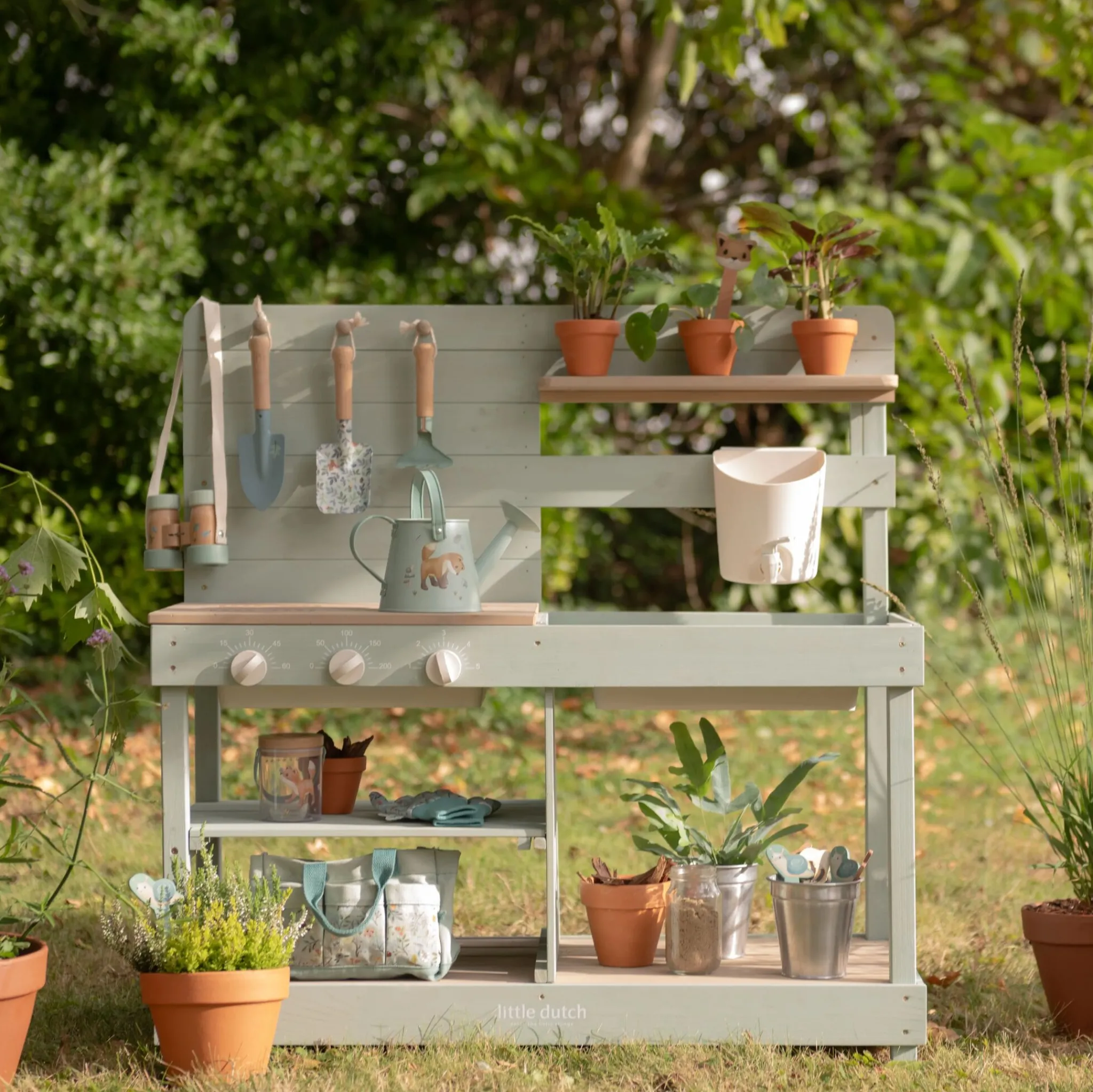 Little Dutch Wooden outdoor kitchen - Green