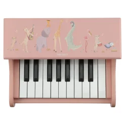 Little Dutch Wooden piano - Pink - Safari Friends Hot