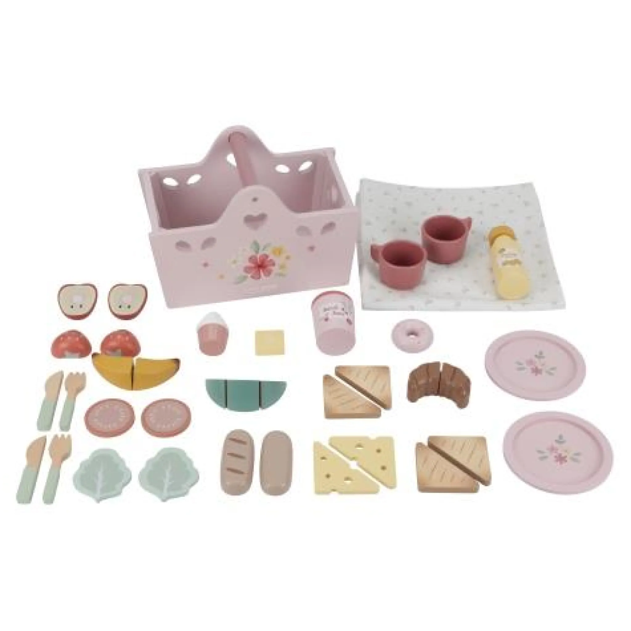 Little Dutch Wooden Picnic Set - Multicolored - Essentials New