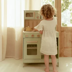Little Dutch Wooden play kitchen - Green - Essentials Outlet