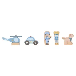 Little Dutch Wooden police station – Blue – Essentials Hot