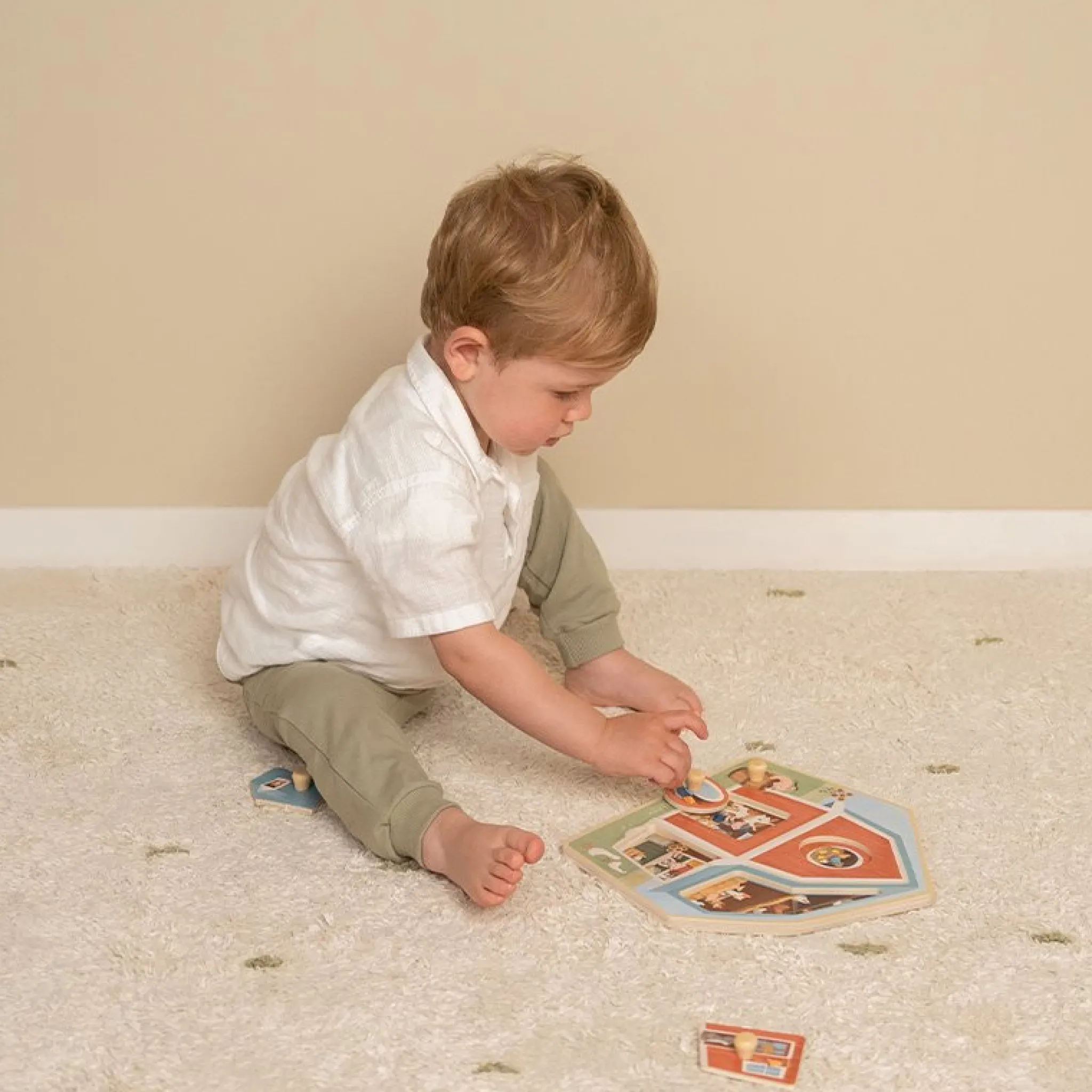 Little Dutch Wooden puzzle Little Farm Best