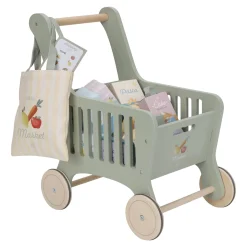 Little Dutch Wooden shopping cart – Green – Essentials Hot