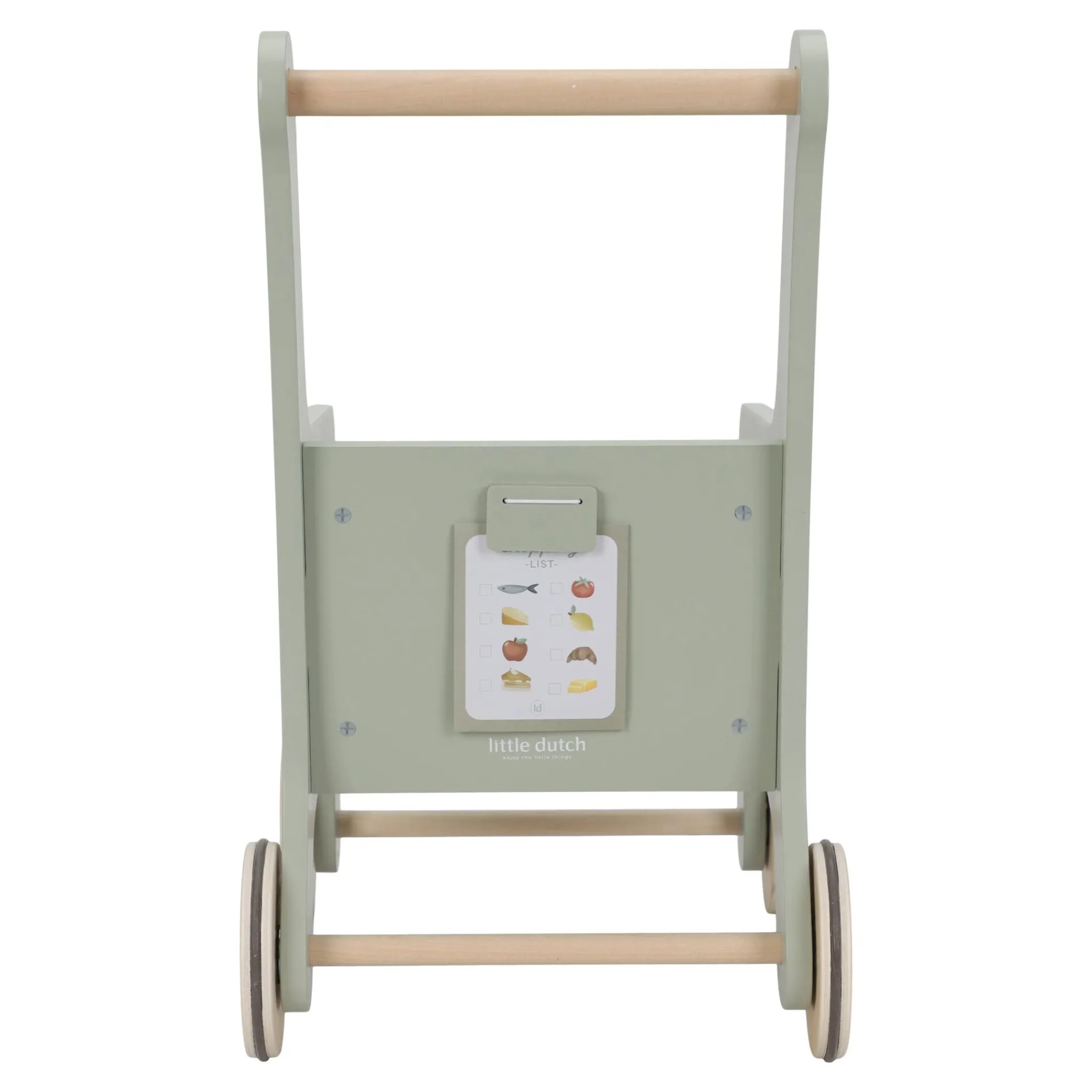 Little Dutch Wooden shopping cart – Green – Essentials Hot