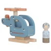 Little Dutch Wooden toy helicopter - Blue Best