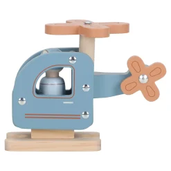 Little Dutch Wooden toy helicopter - Blue Best