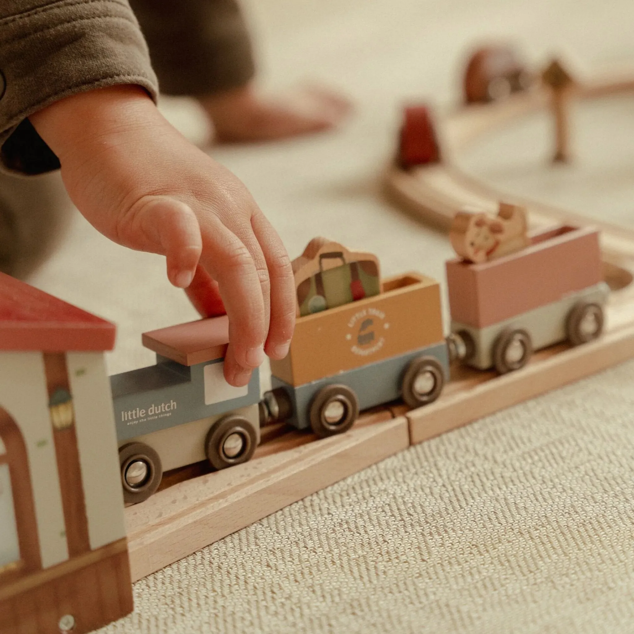 Little Dutch Wooden train track – XL – Essentials New
