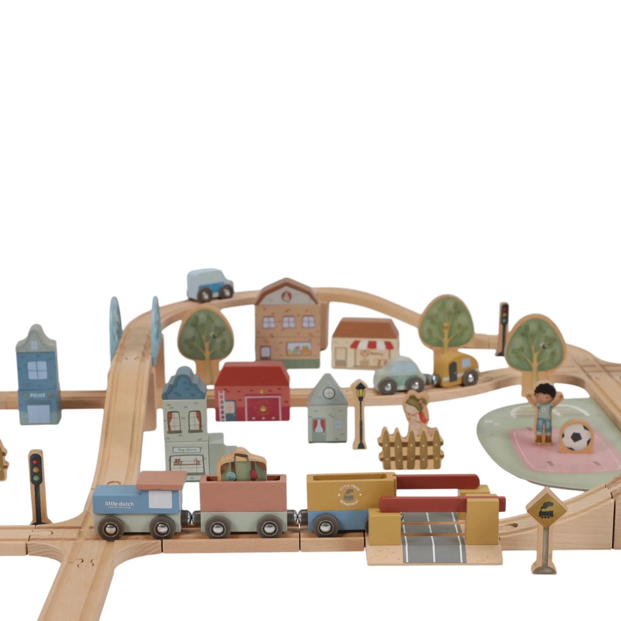 Little Dutch Wooden train track – XL – Essentials New