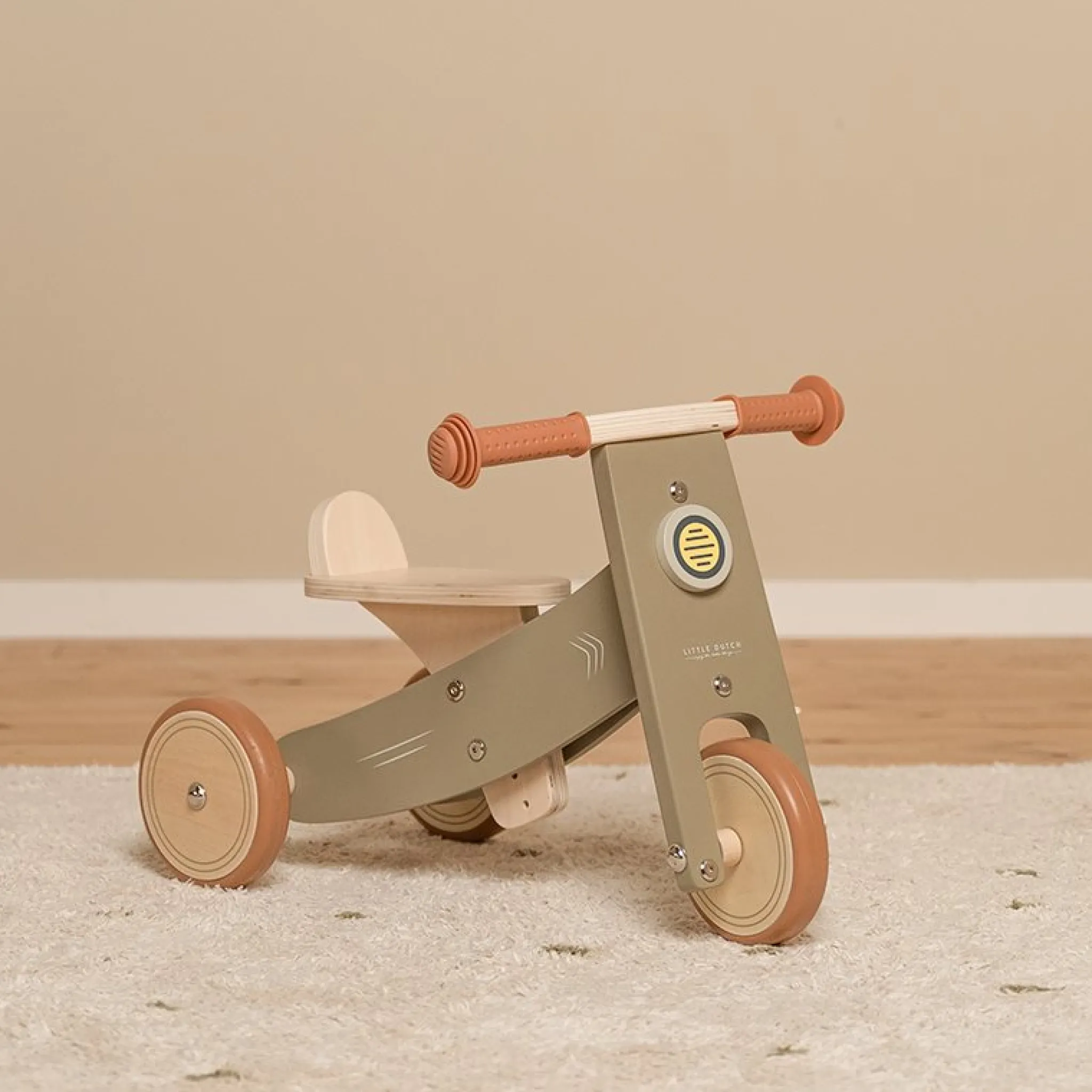 Little Dutch Wooden Tricycle Olive Sale
