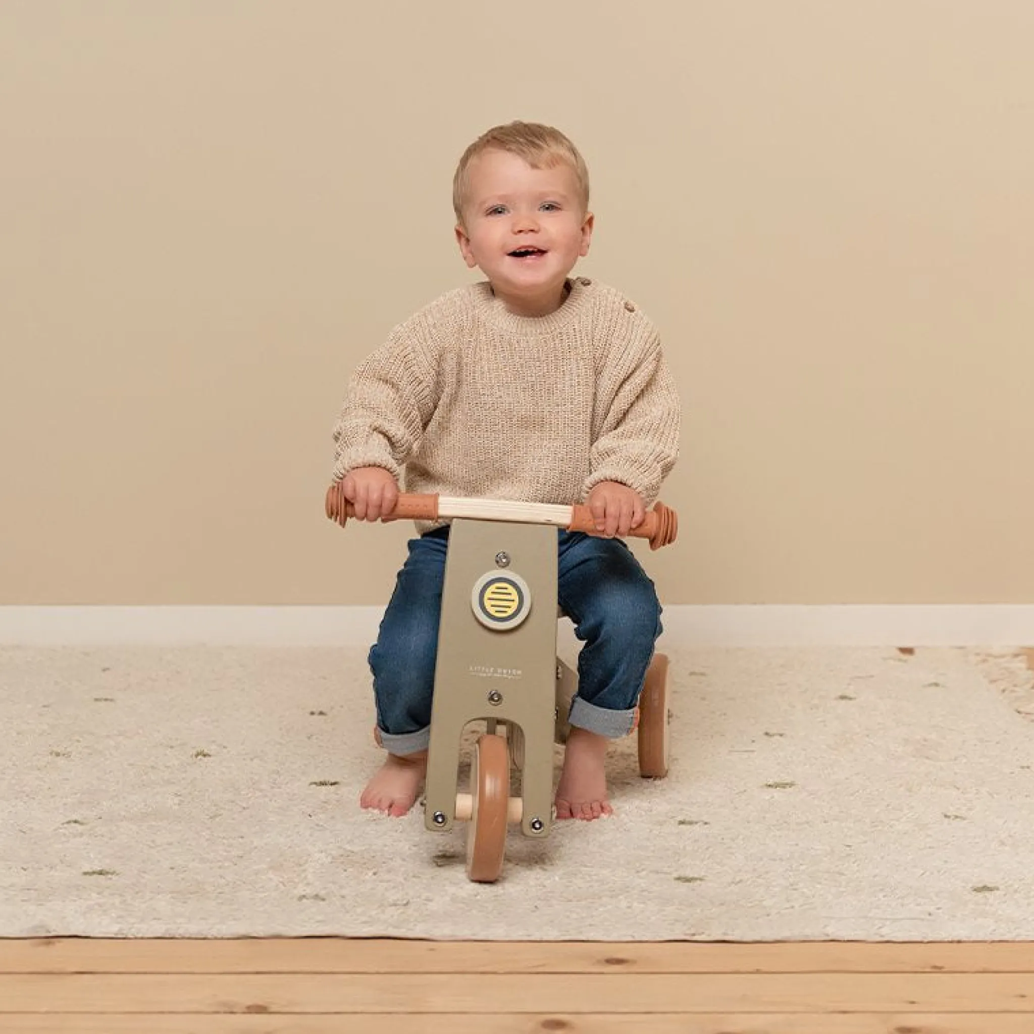 Little Dutch Wooden Tricycle Olive Sale