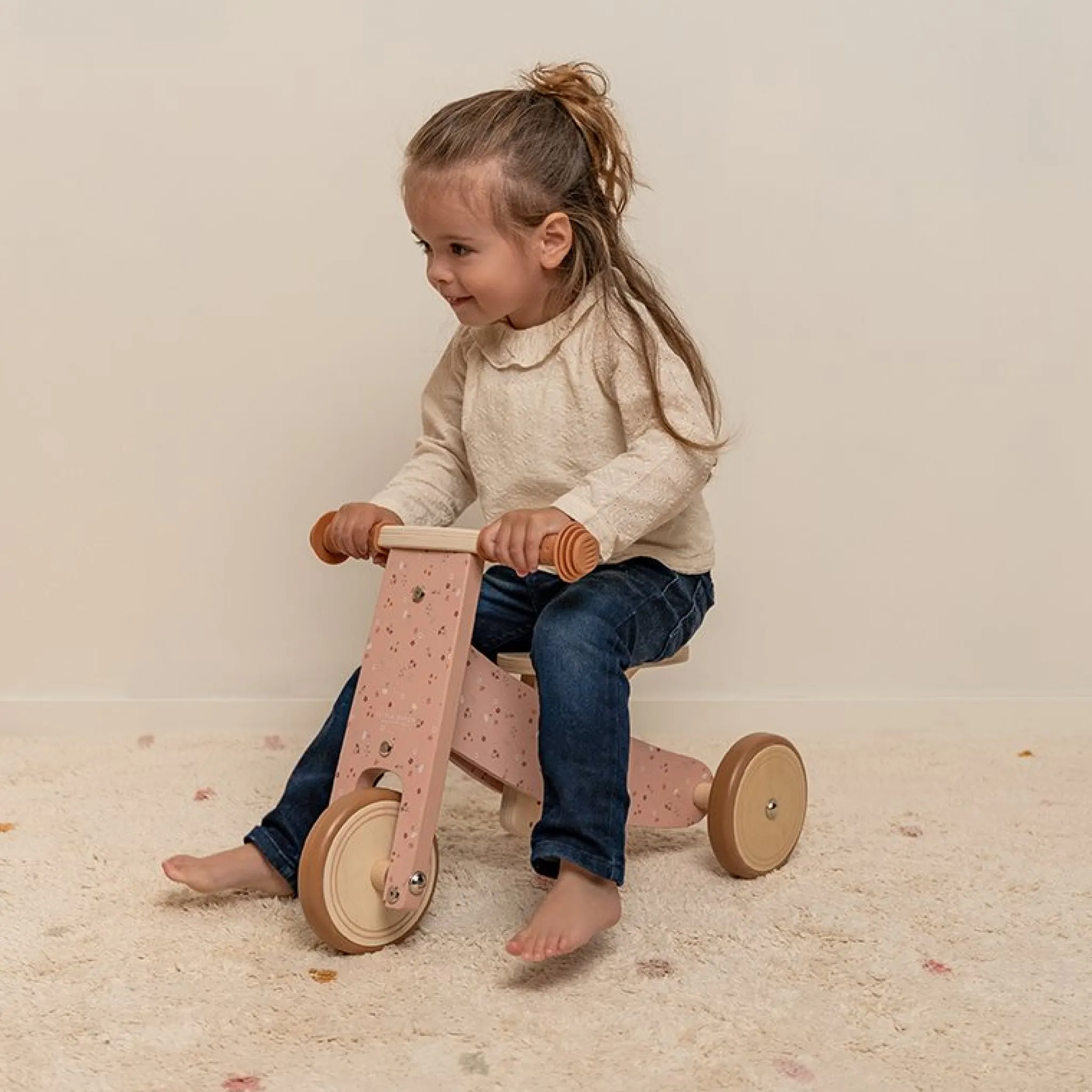 Little Dutch Wooden Tricycle Pink