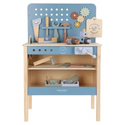Little Dutch Wooden workbench - Blue - Essentials